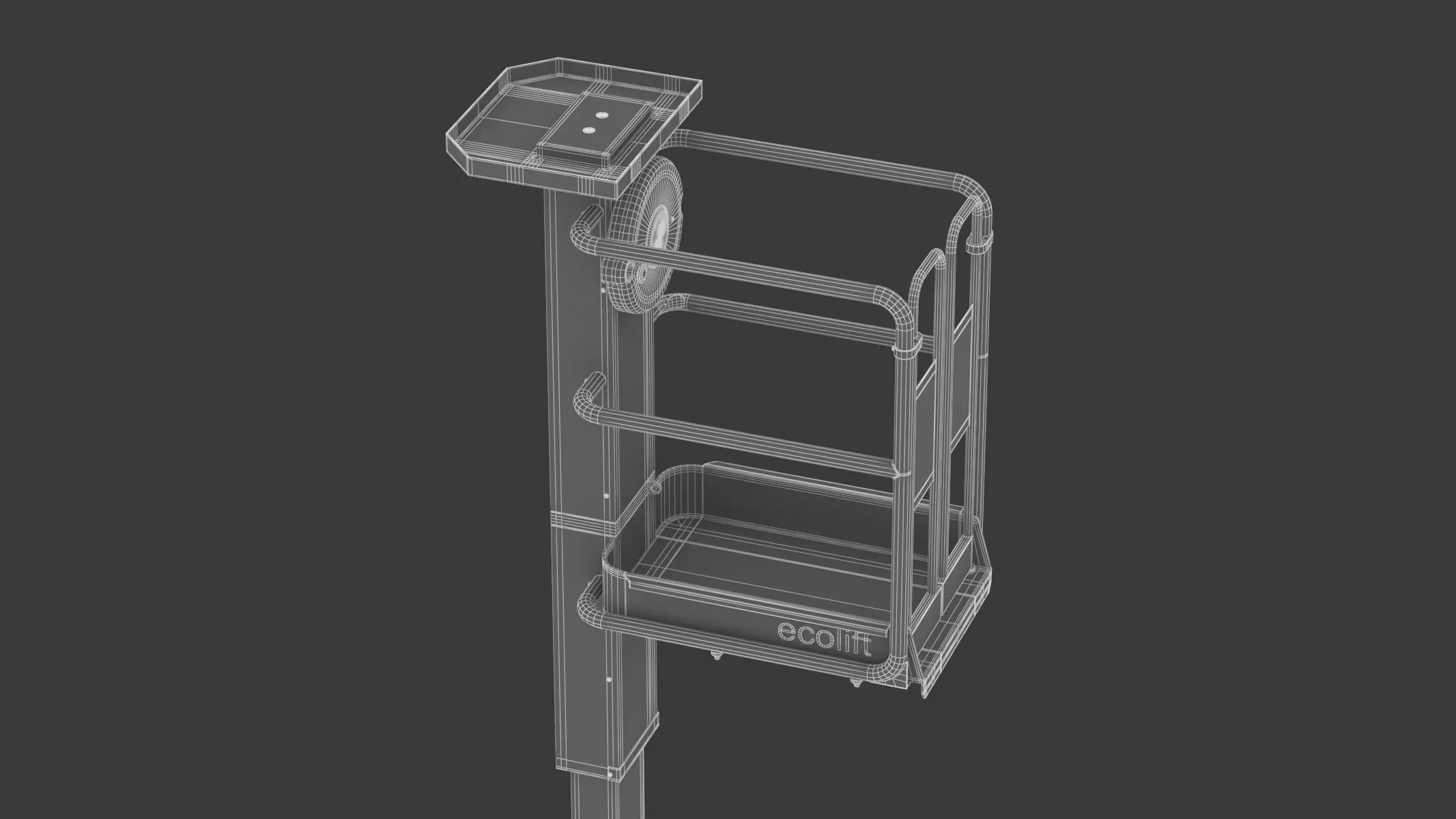 JLG Ecolift Non-Powered 3D model_21