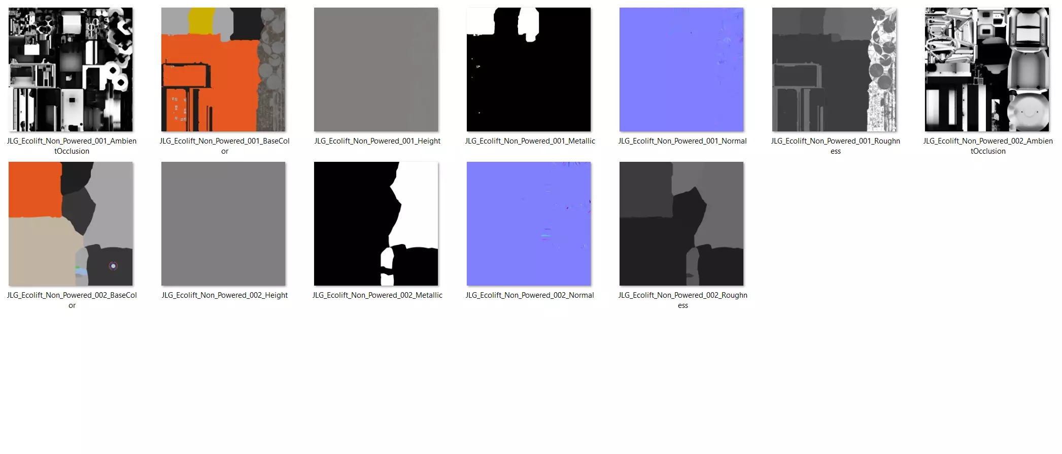 JLG Ecolift Non-Powered 3D model_10