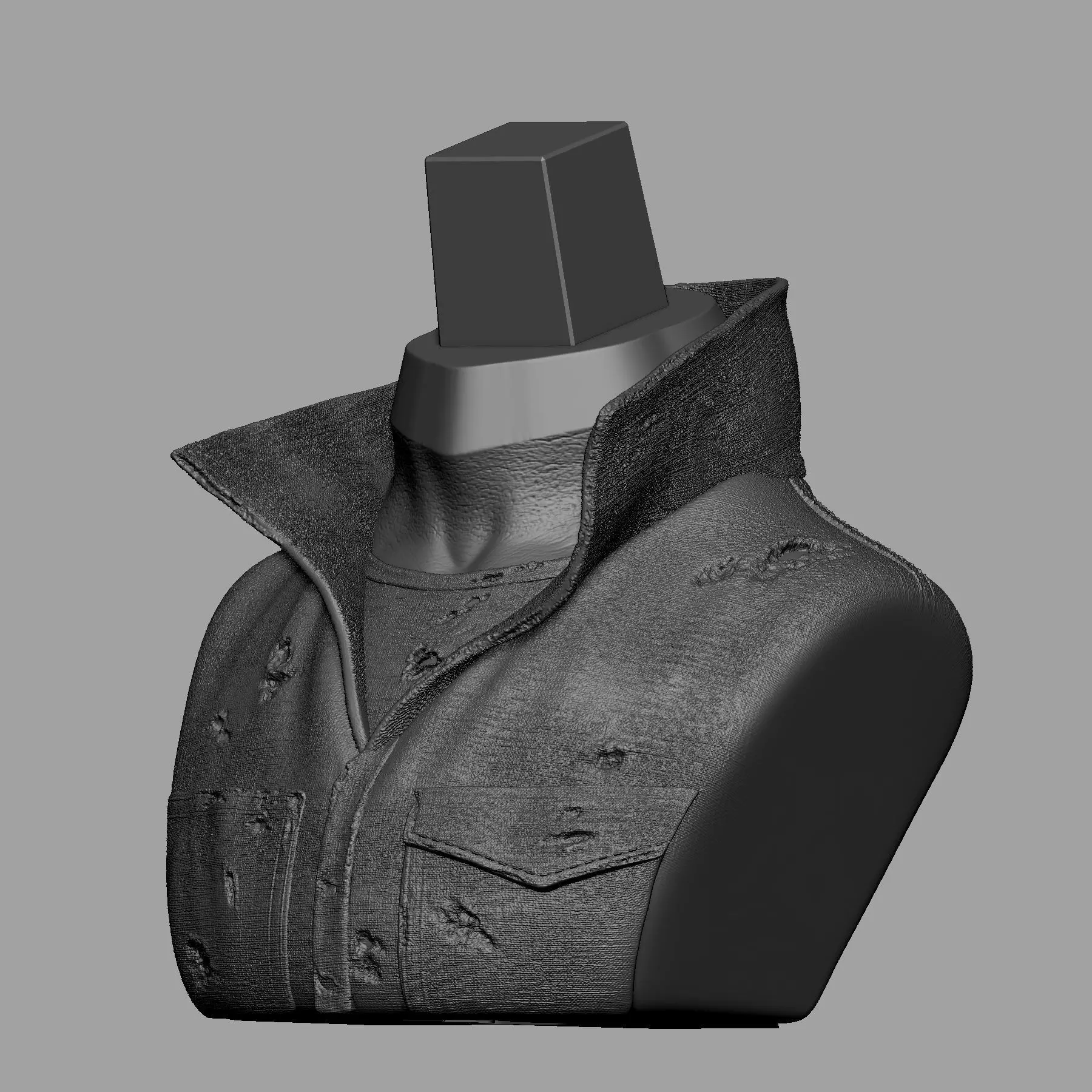 Michael Myers Halloween 3D Bust 3D print model_7