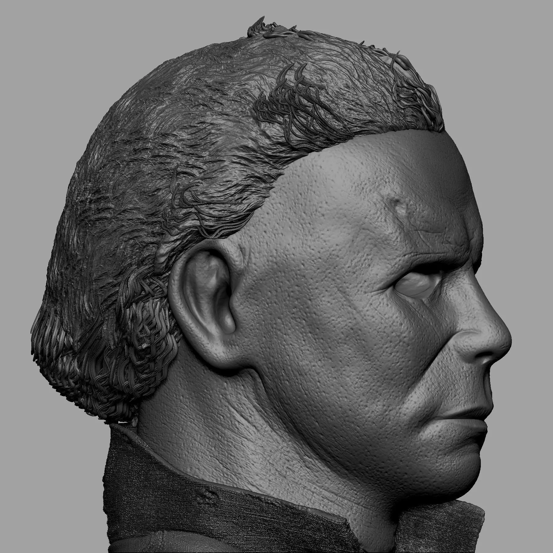 Michael Myers Halloween 3D Bust 3D print model_3