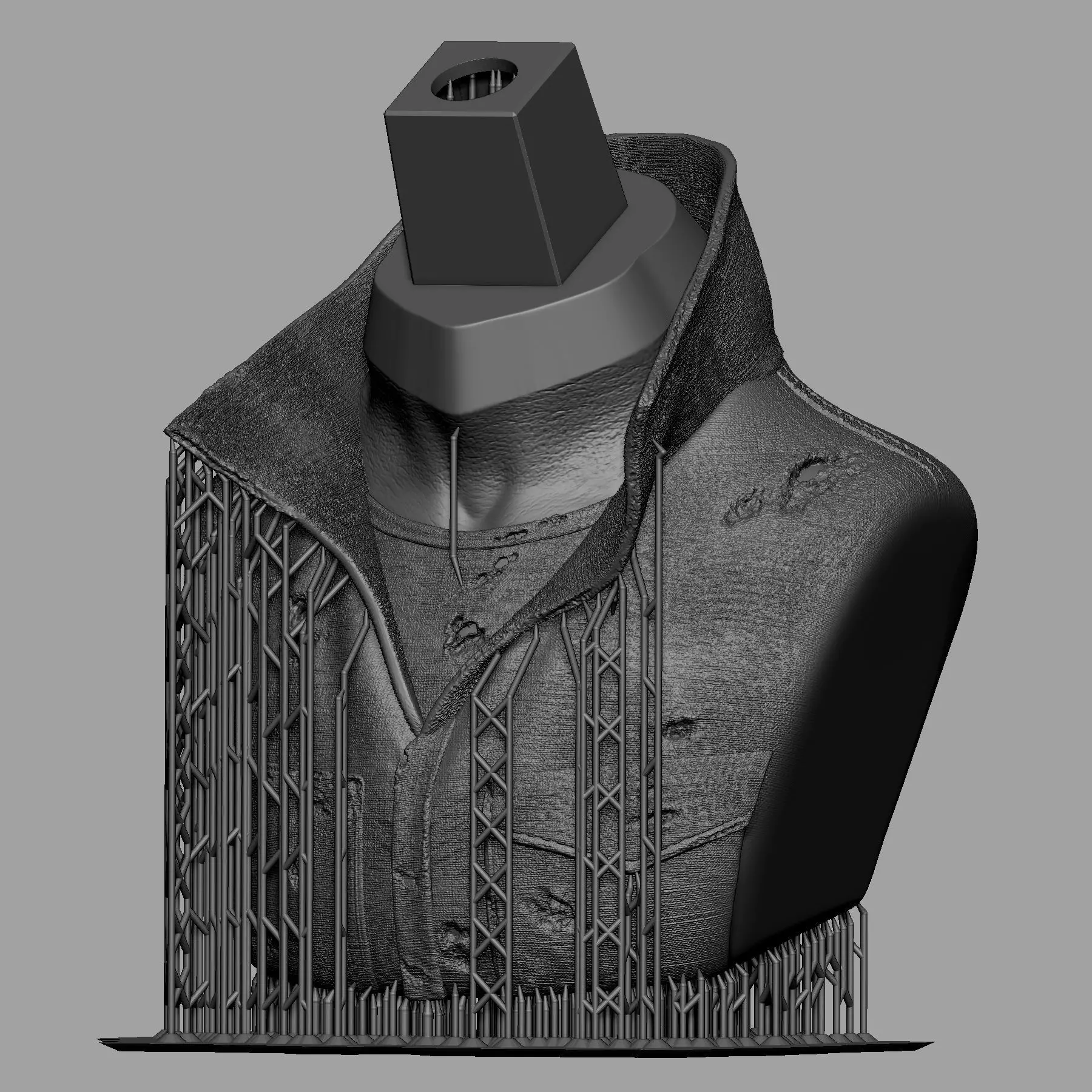 Michael Myers Halloween 3D Bust 3D print model_9