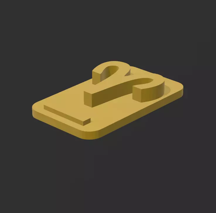 Zodiac changeable stamps pack 3D print model_19