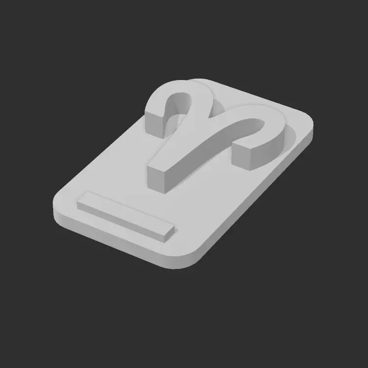 Zodiac changeable stamps pack 3D print model_18