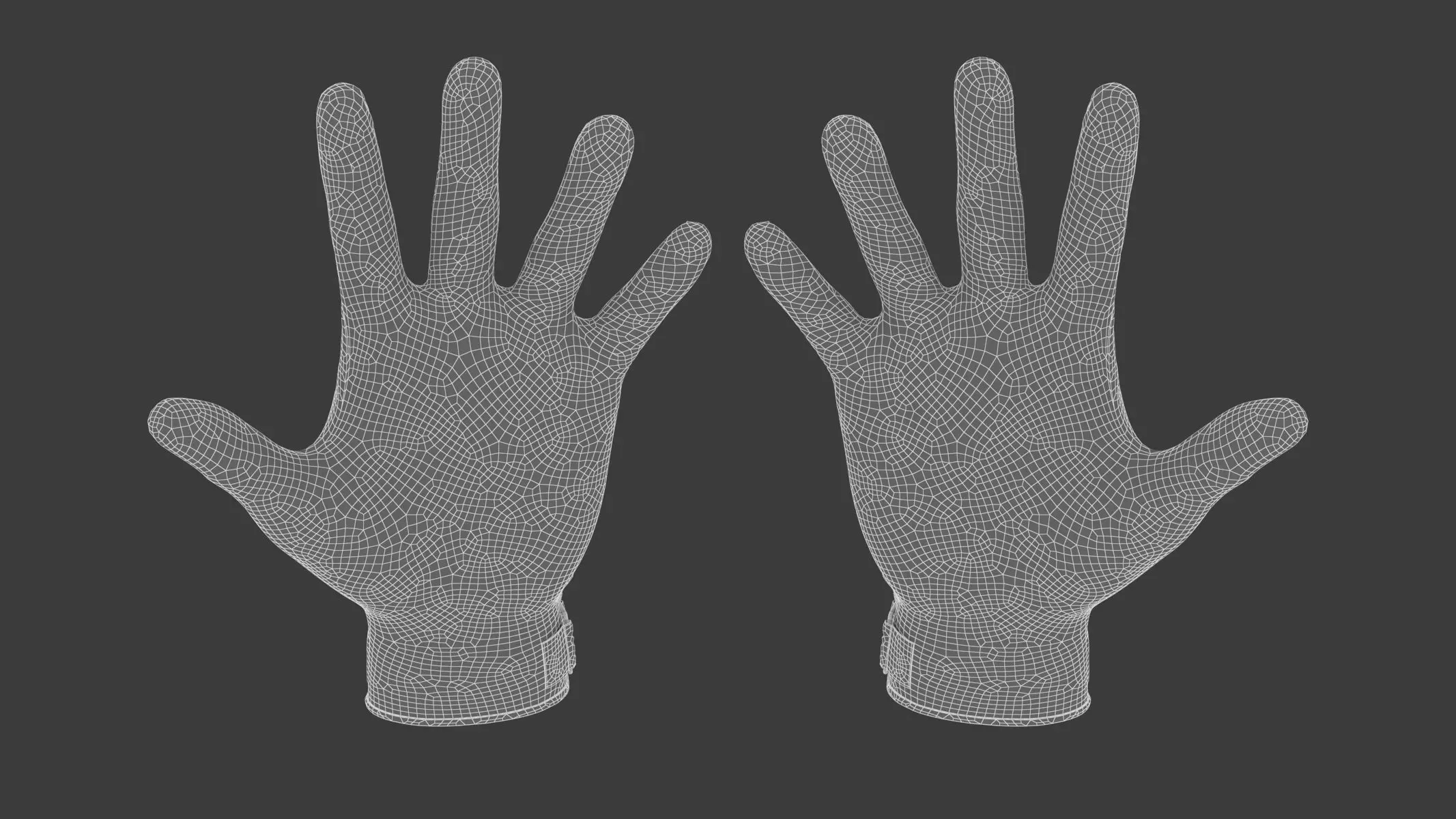 Handball Gloves 3D model_1