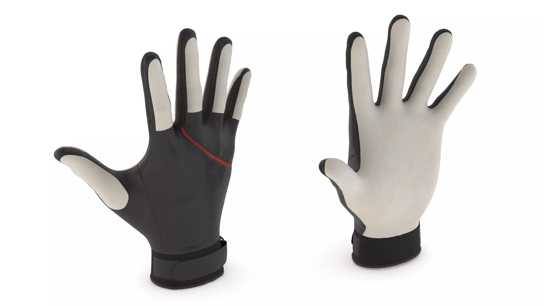 Handball Gloves 3D model_4