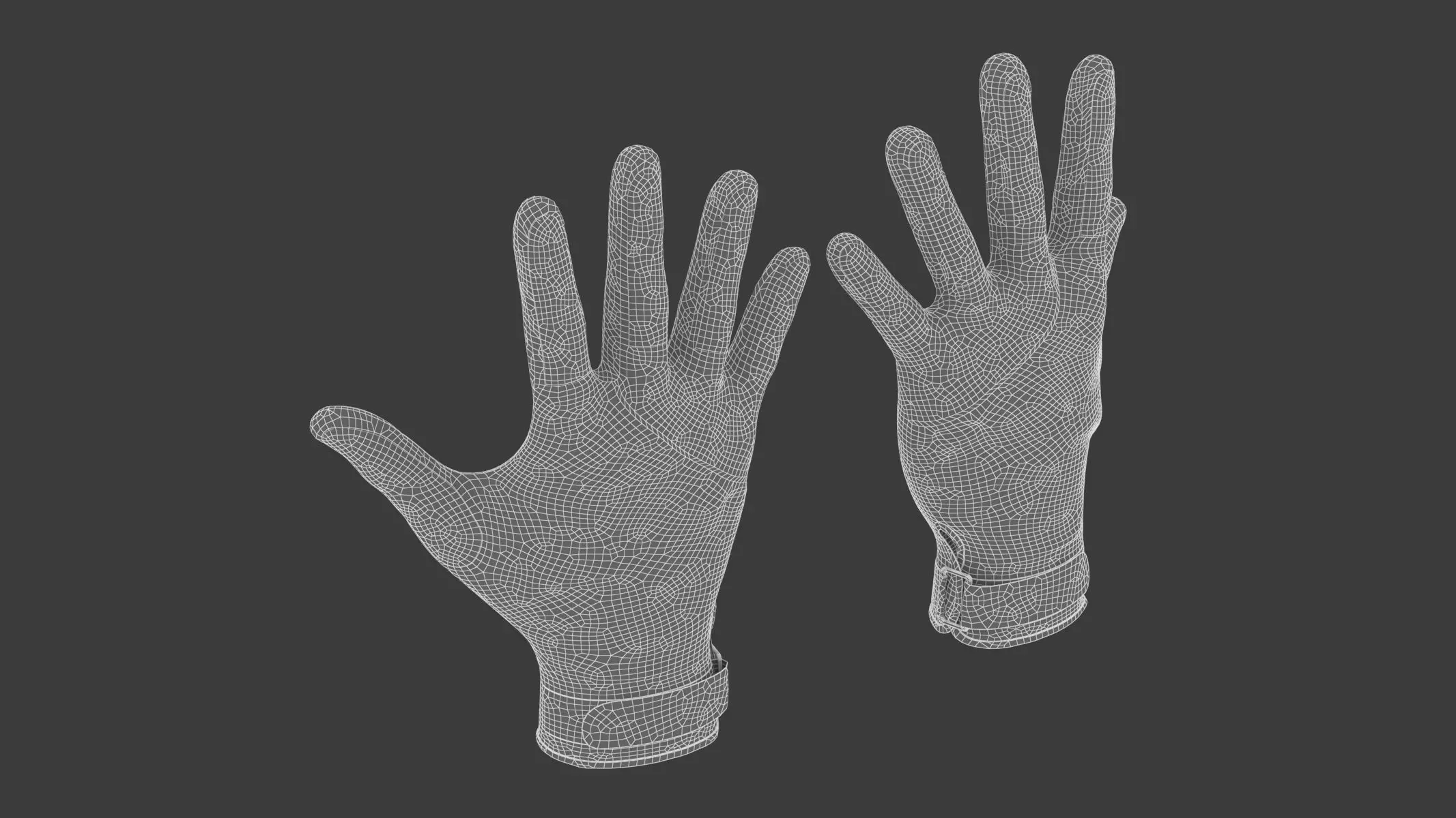 Handball Gloves 3D model_16