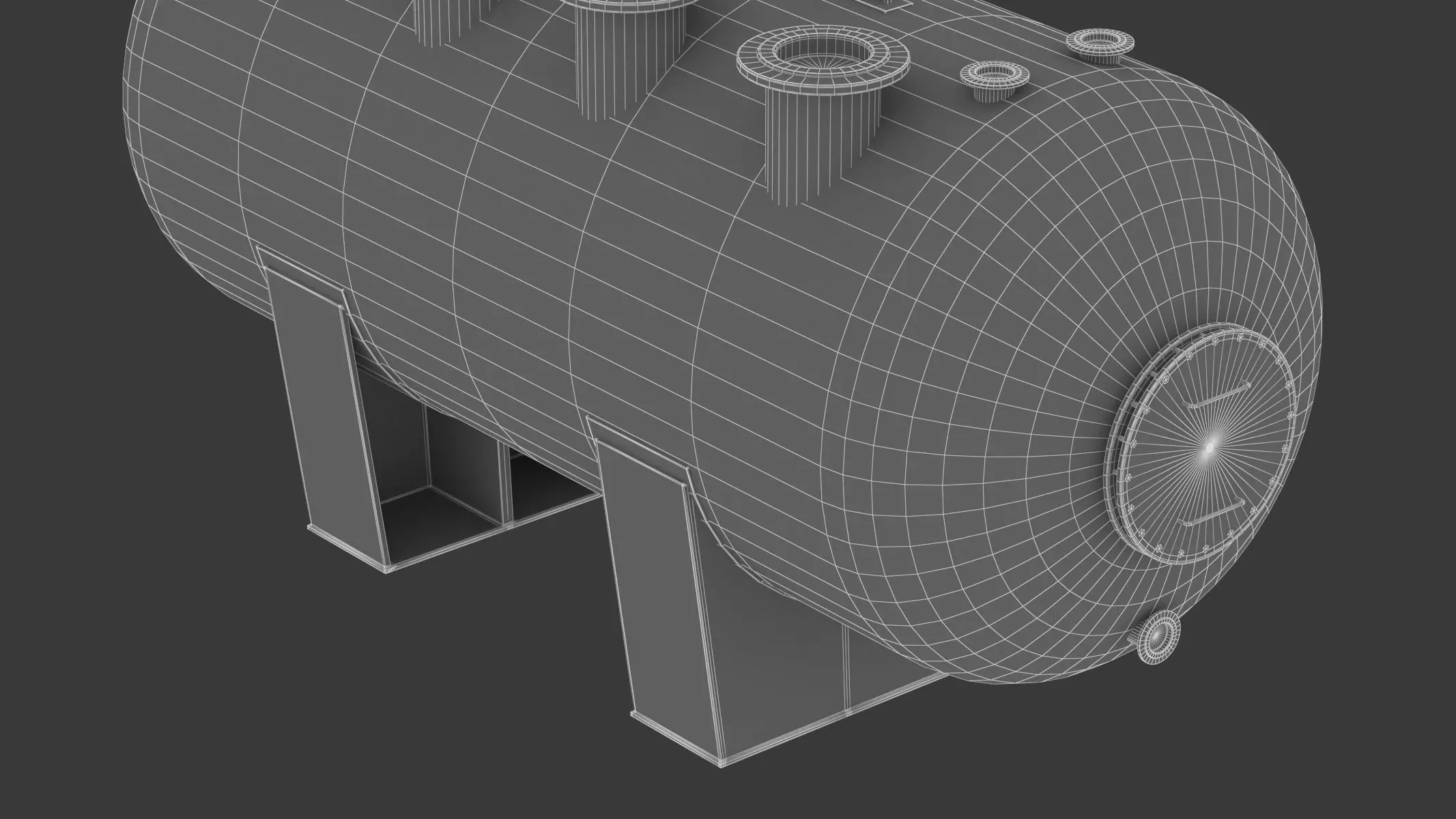 Refinery Acid Reaction Retention Tank 3D model_18