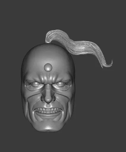 DC ALL STAR SQUADRON JUDOMASTER EXPRESSIONS 3-PACK HEADSCULPT 3D print model_4