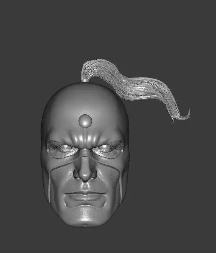 DC ALL STAR SQUADRON JUDOMASTER EXPRESSIONS 3-PACK HEADSCULPT 3D print model_1