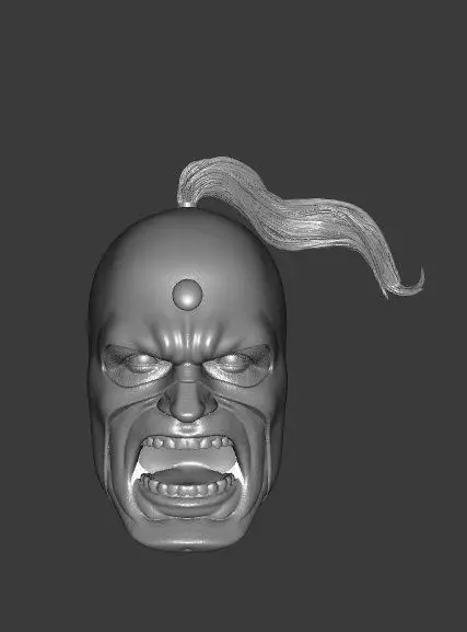 DC ALL STAR SQUADRON JUDOMASTER EXPRESSIONS 3-PACK HEADSCULPT 3D print model_7