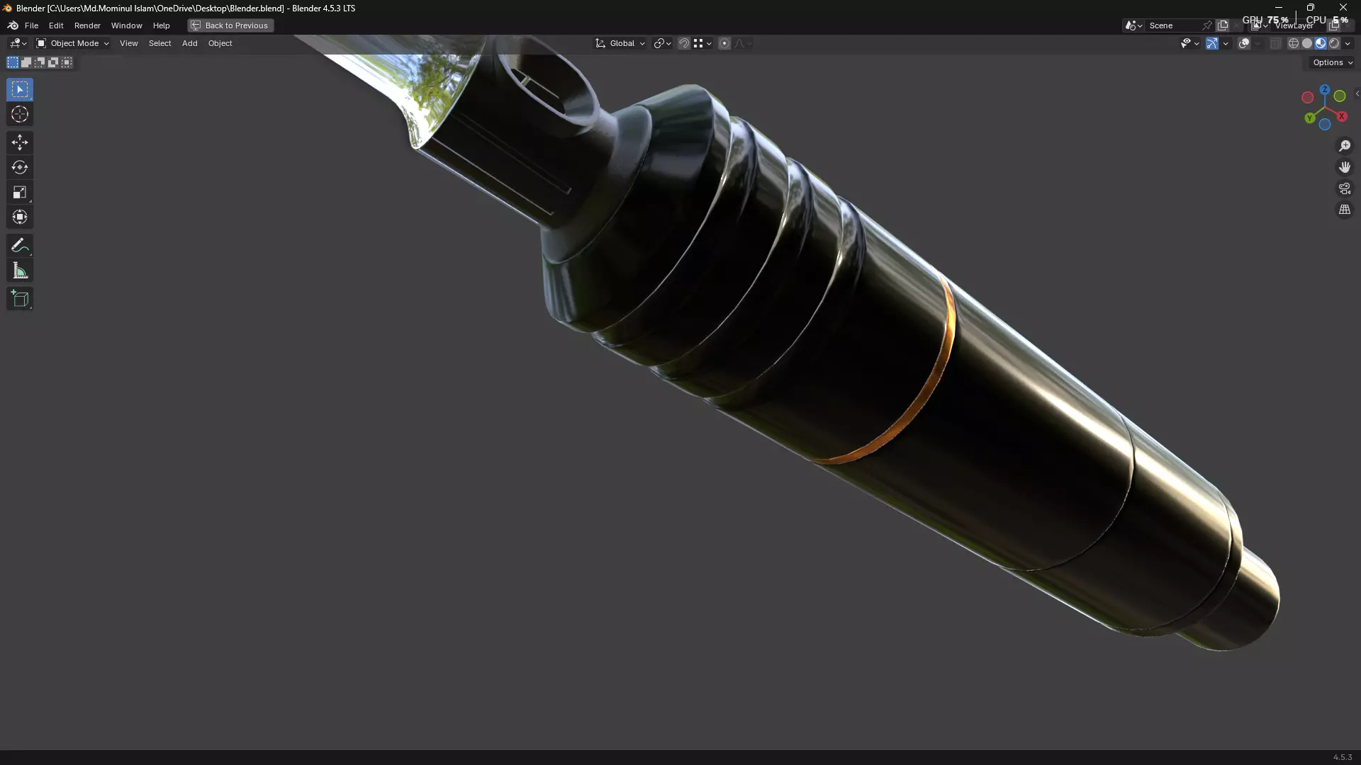 Tattoo Machine Pen PBR 3D model_14