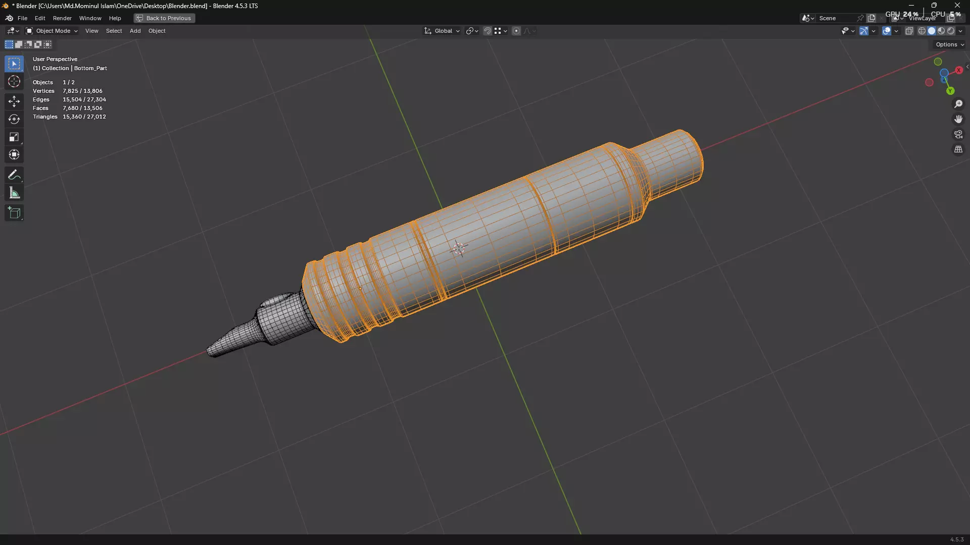 Tattoo Machine Pen PBR 3D model_24