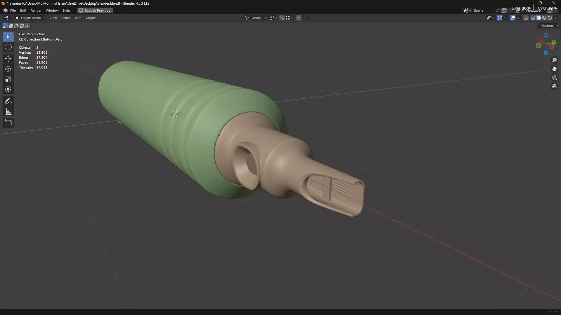 Tattoo Machine Pen PBR 3D model_46