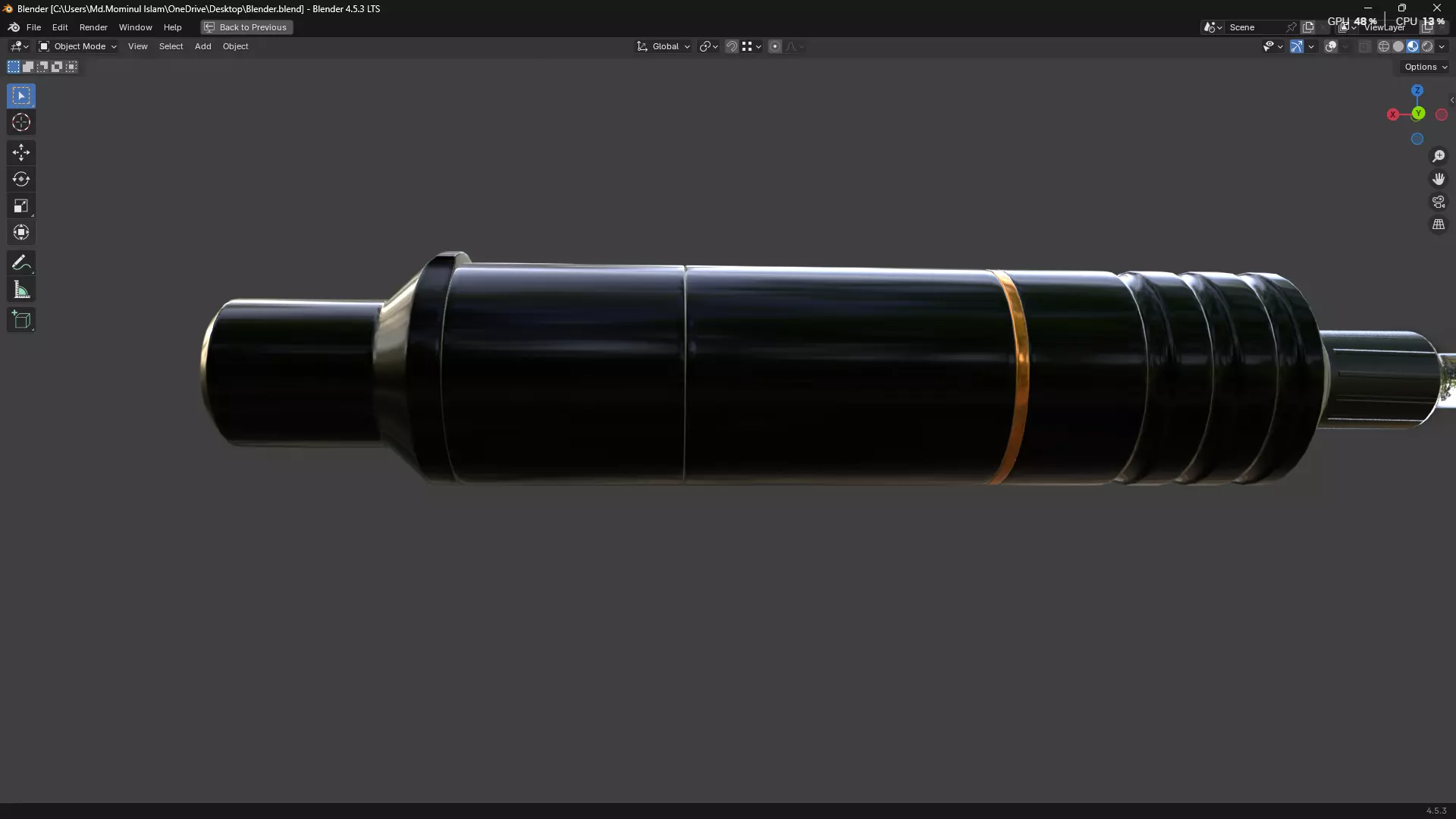 Tattoo Machine Pen PBR 3D model_9