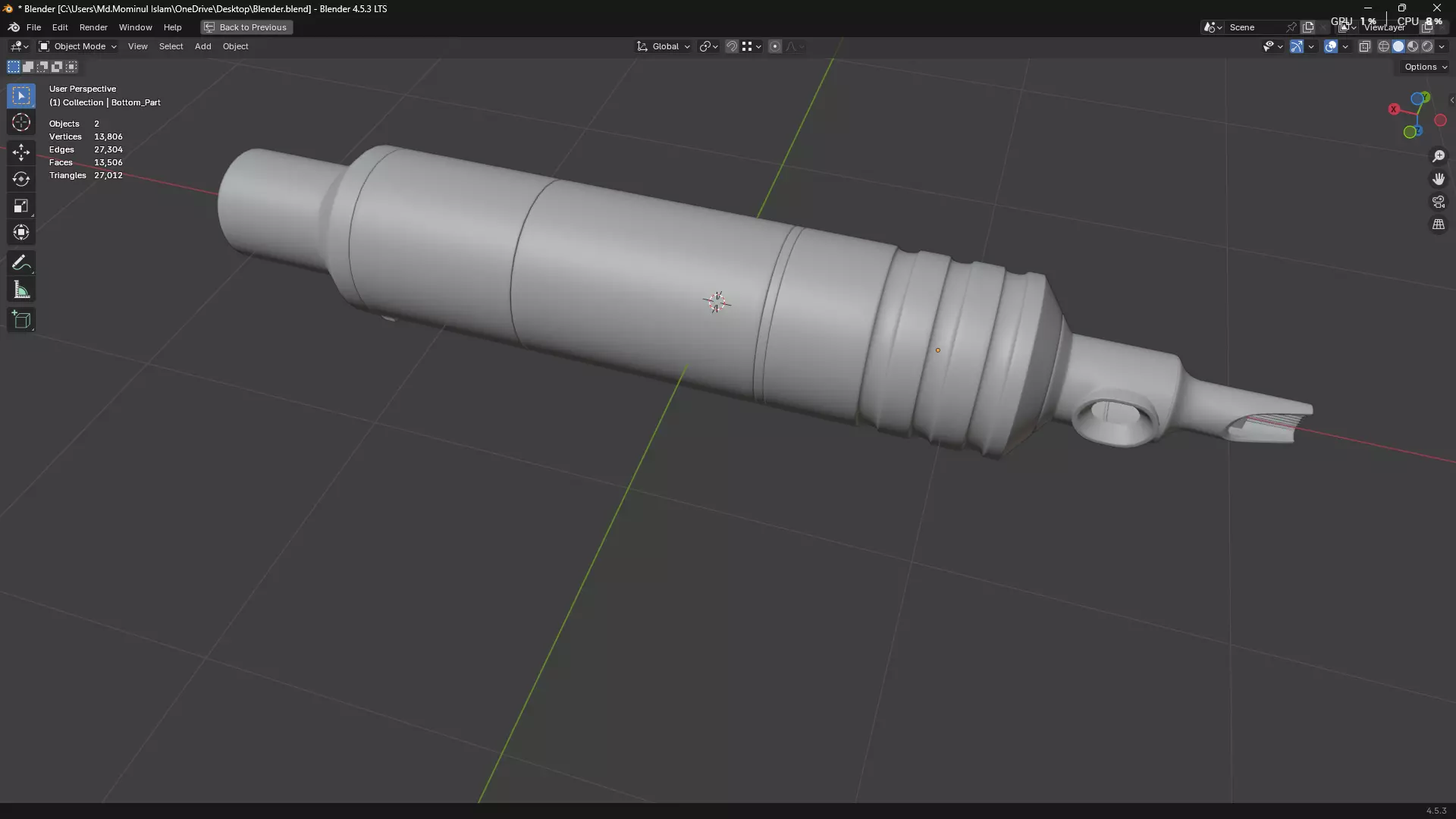 Tattoo Machine Pen PBR 3D model_36