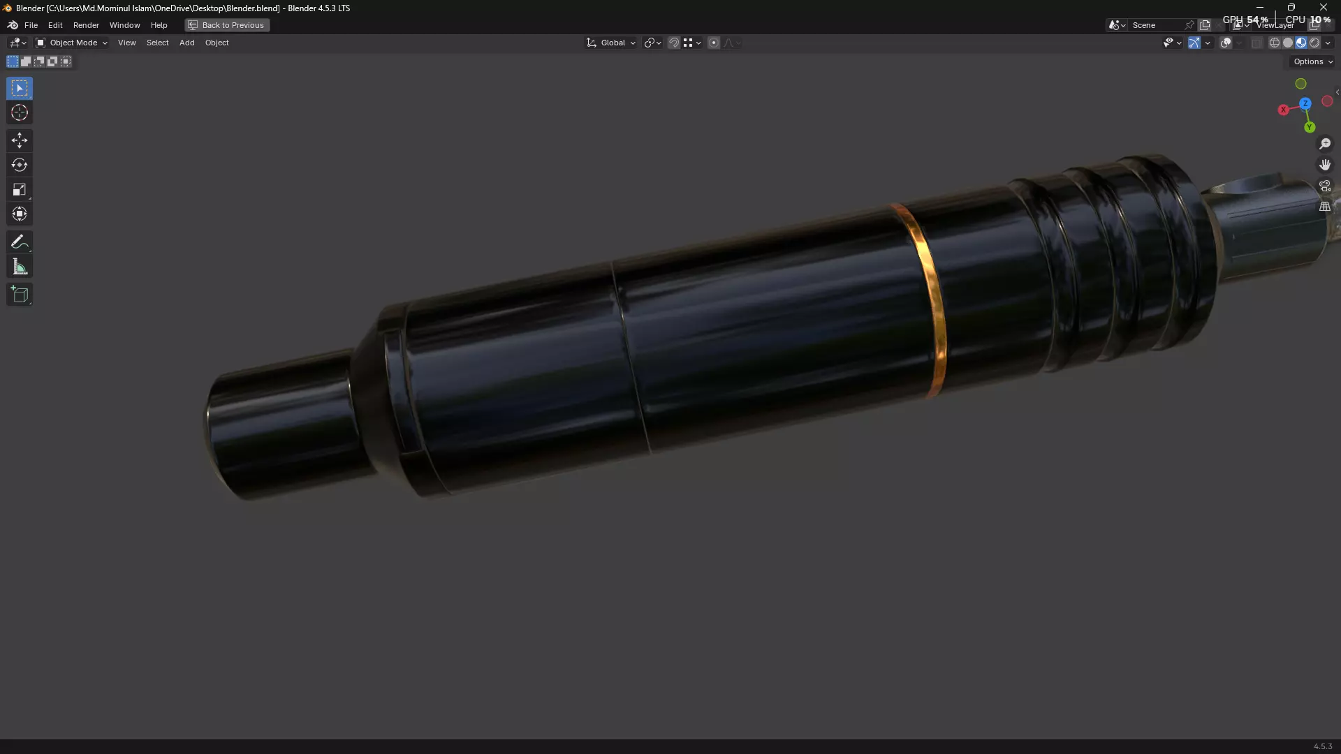 Tattoo Machine Pen PBR 3D model_10