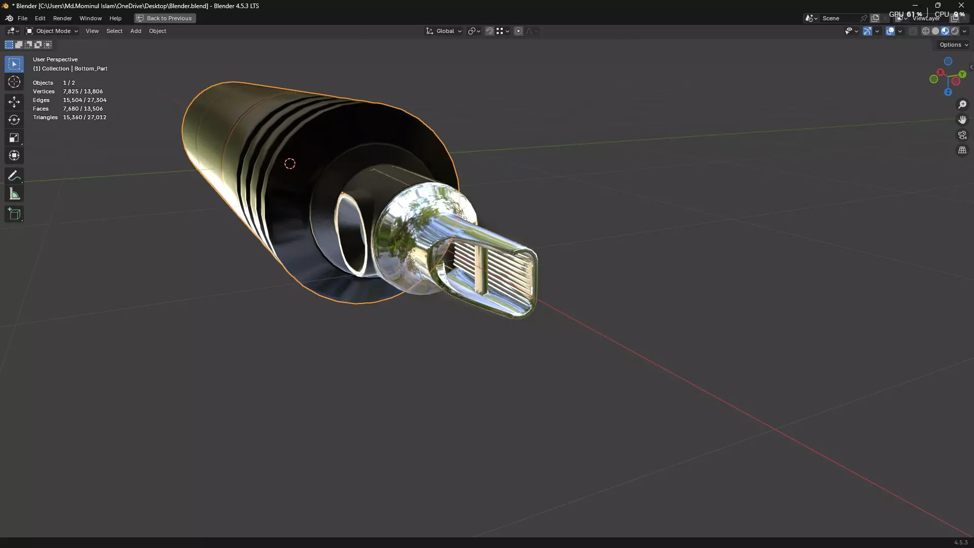 Tattoo Machine Pen PBR 3D model_44