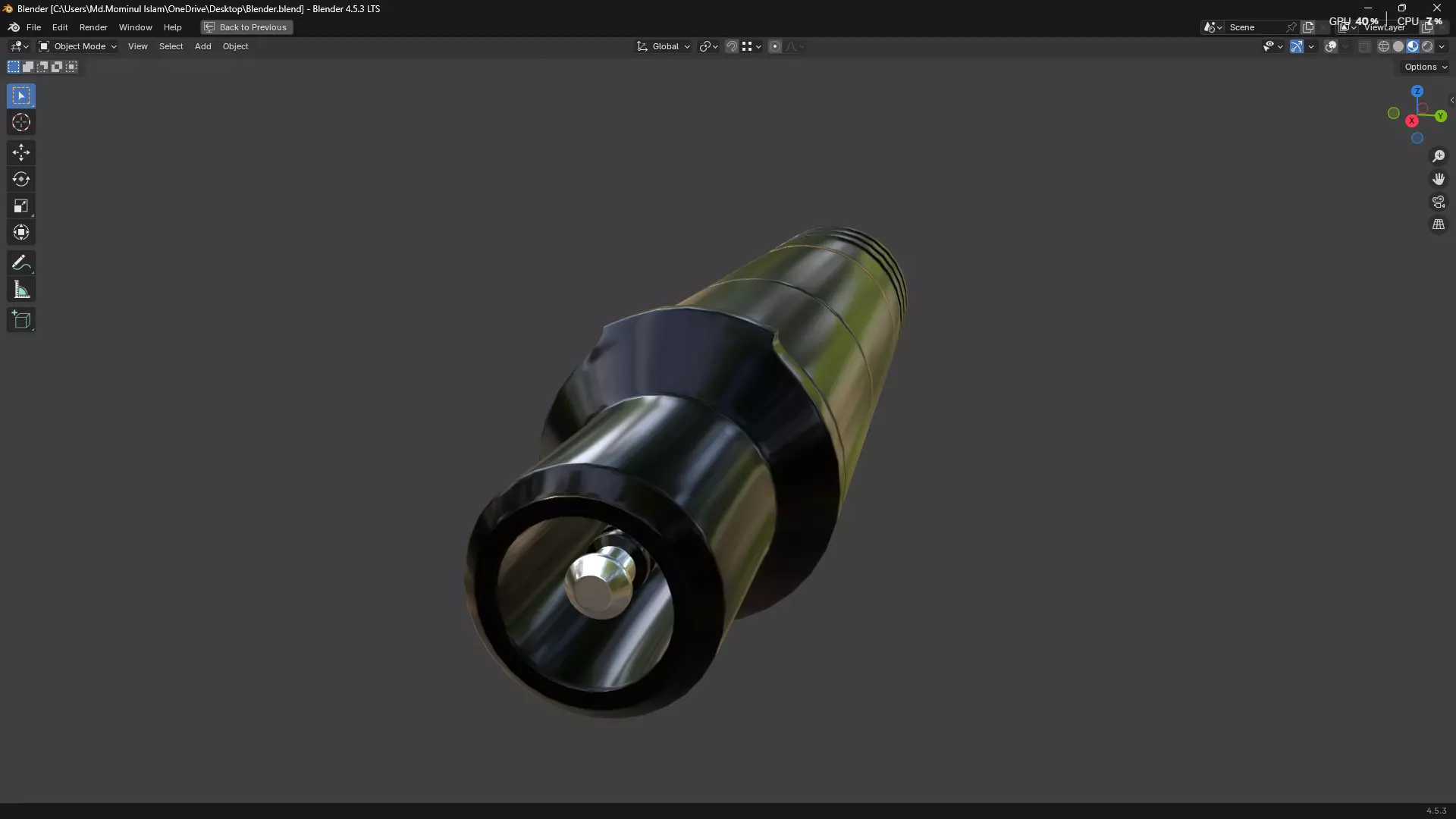 Tattoo Machine Pen PBR 3D model_8