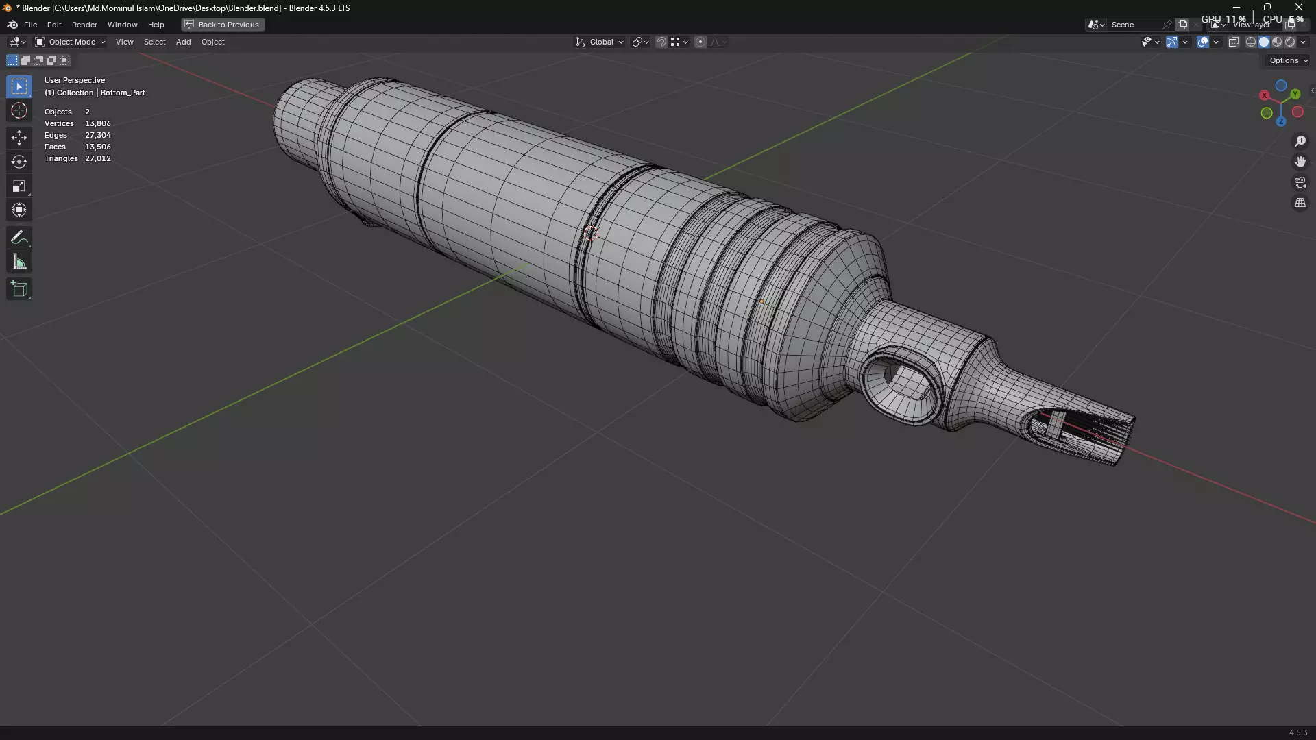Tattoo Machine Pen PBR 3D model_30