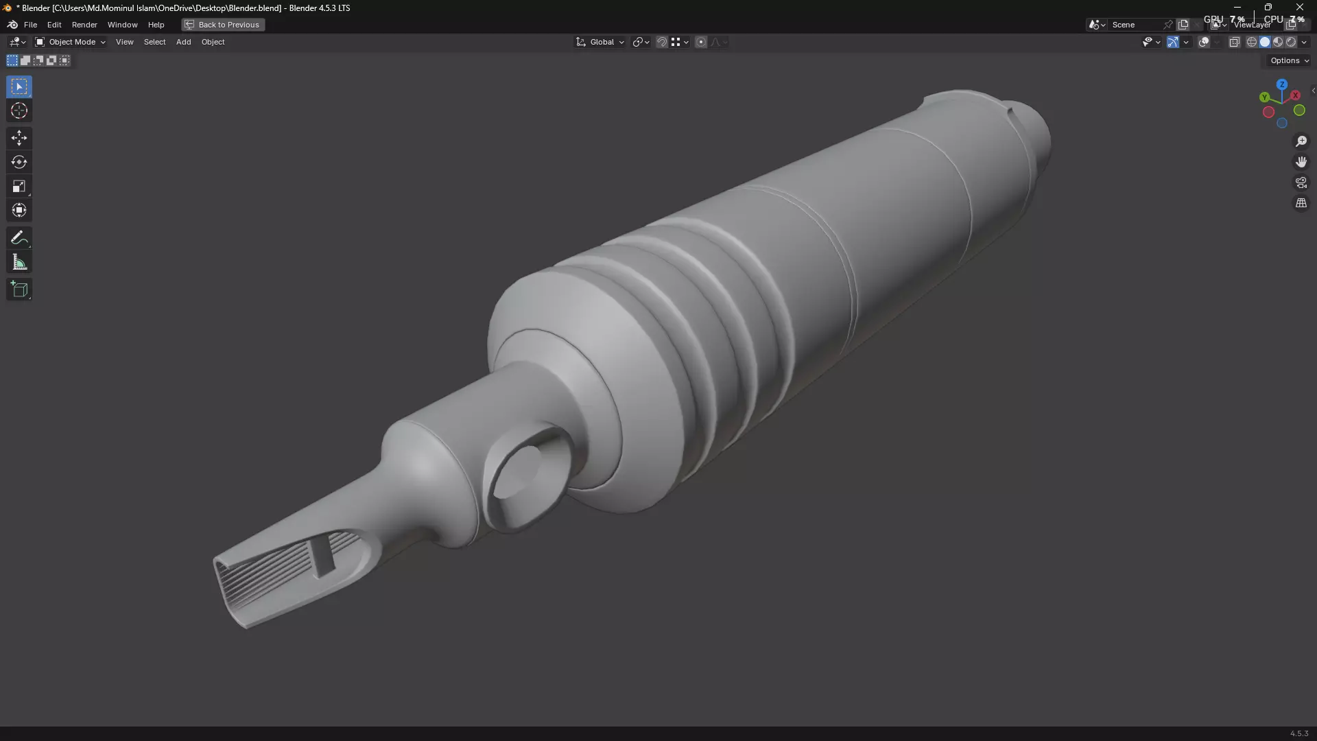 Tattoo Machine Pen PBR 3D model_16