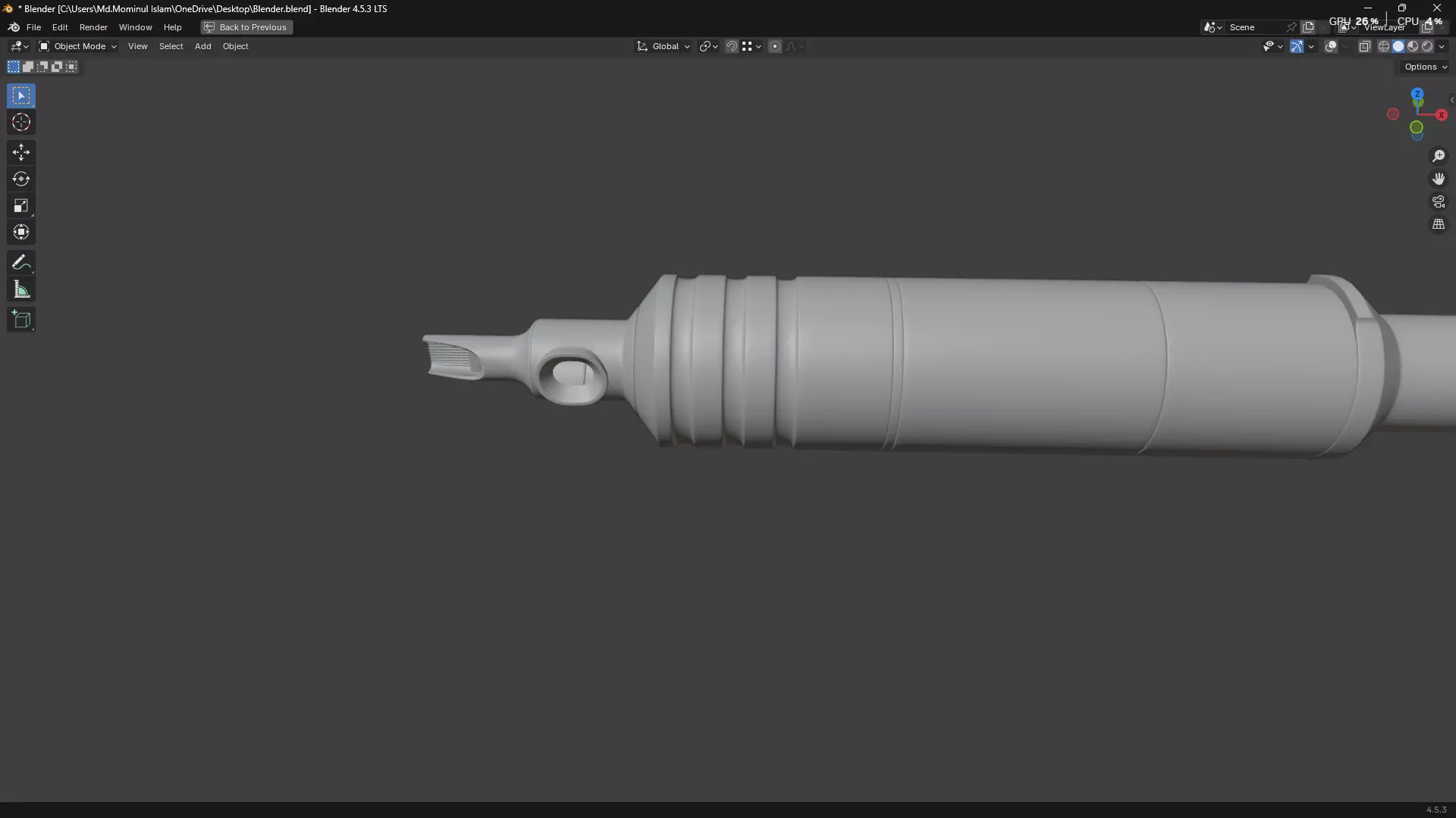 Tattoo Machine Pen PBR 3D model_15