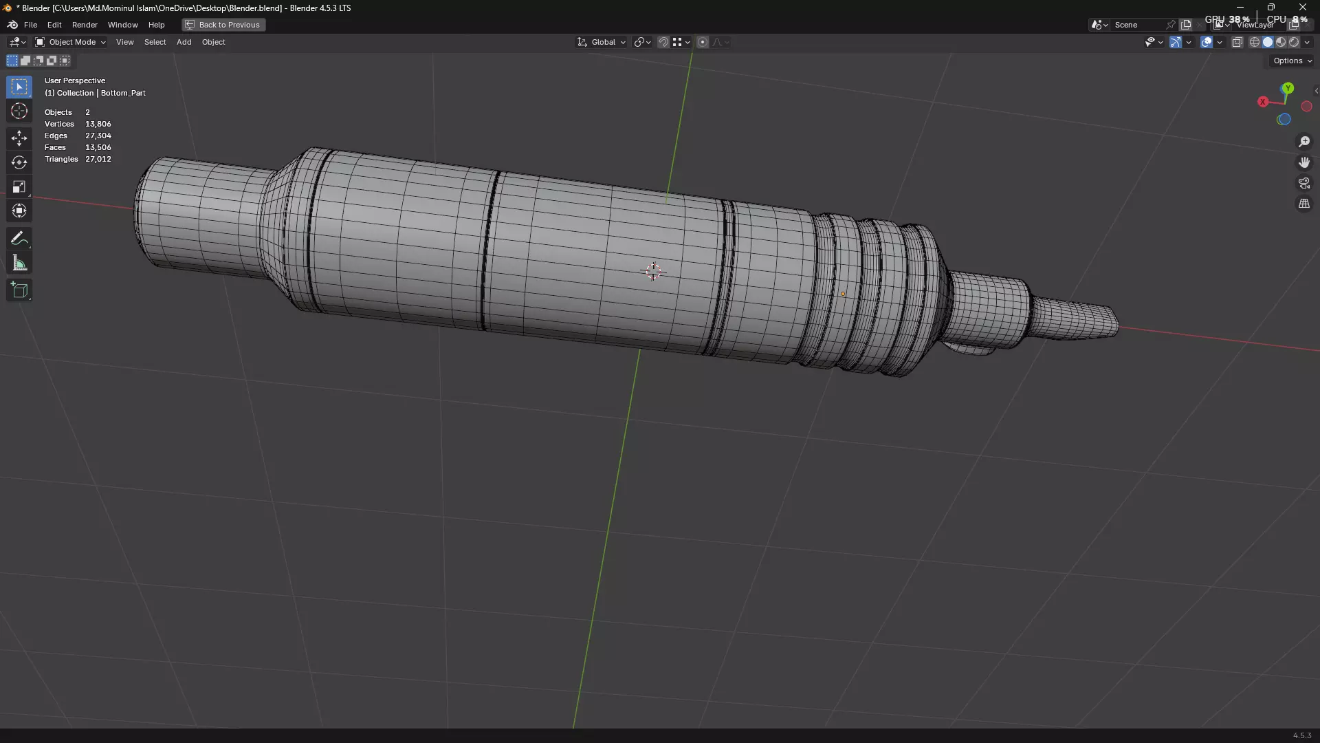 Tattoo Machine Pen PBR 3D model_31