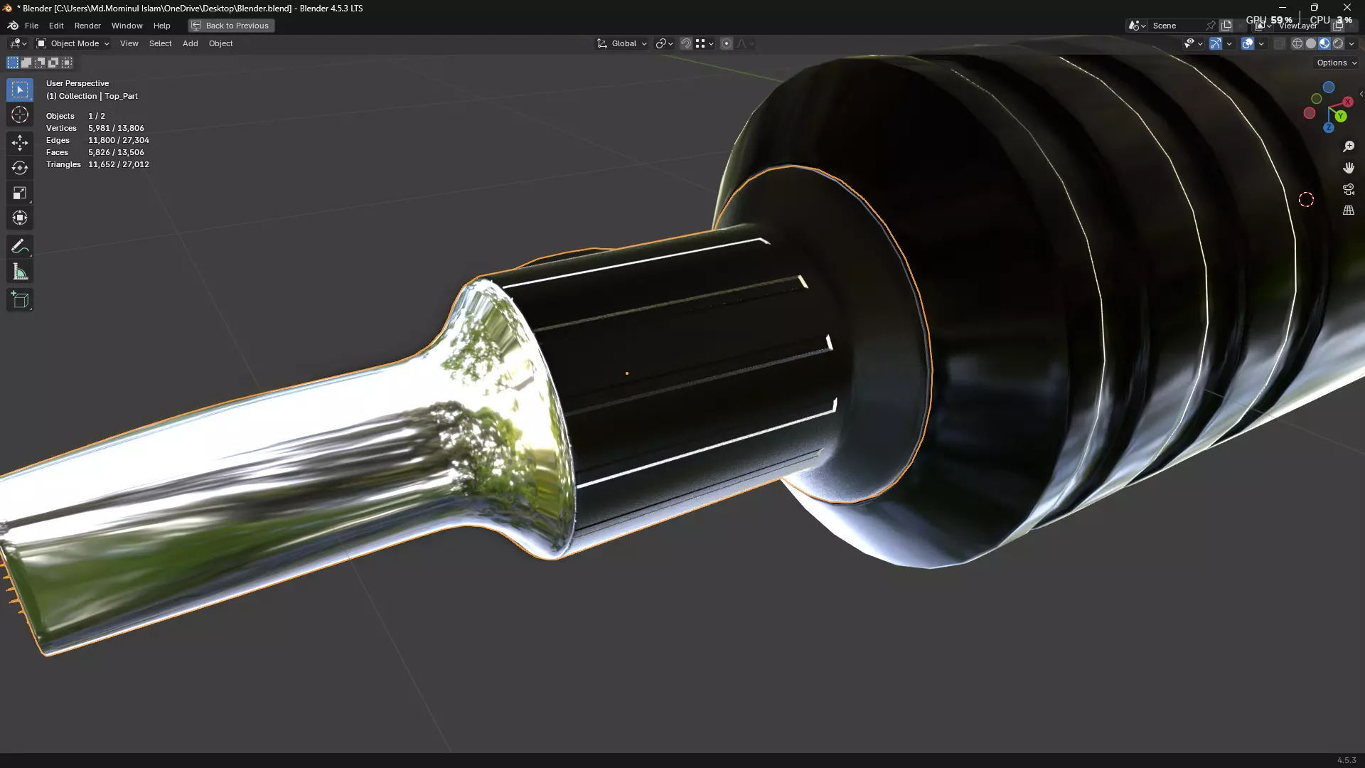 Tattoo Machine Pen PBR 3D model_42