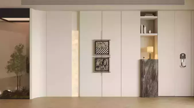 Living room background wall