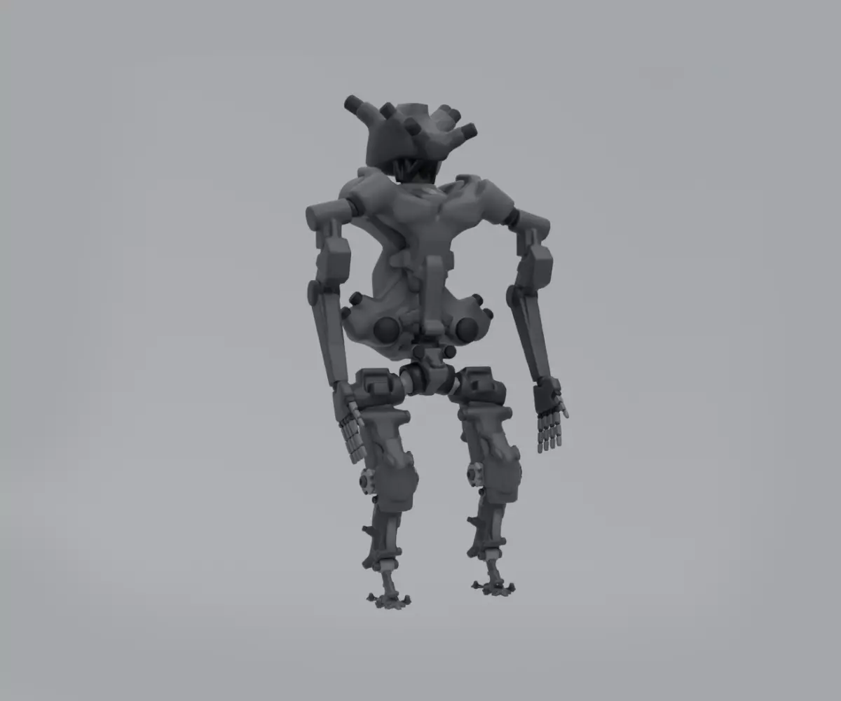 Scifi Droid - RIGGED Free 3D model