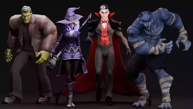 Halloween Characters - Bundle Edition