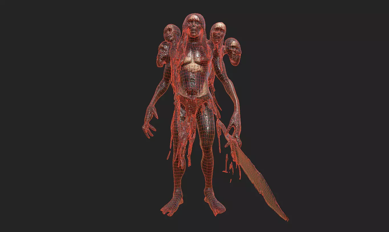 Monsters Pack 5 Low-poly 3D model_29