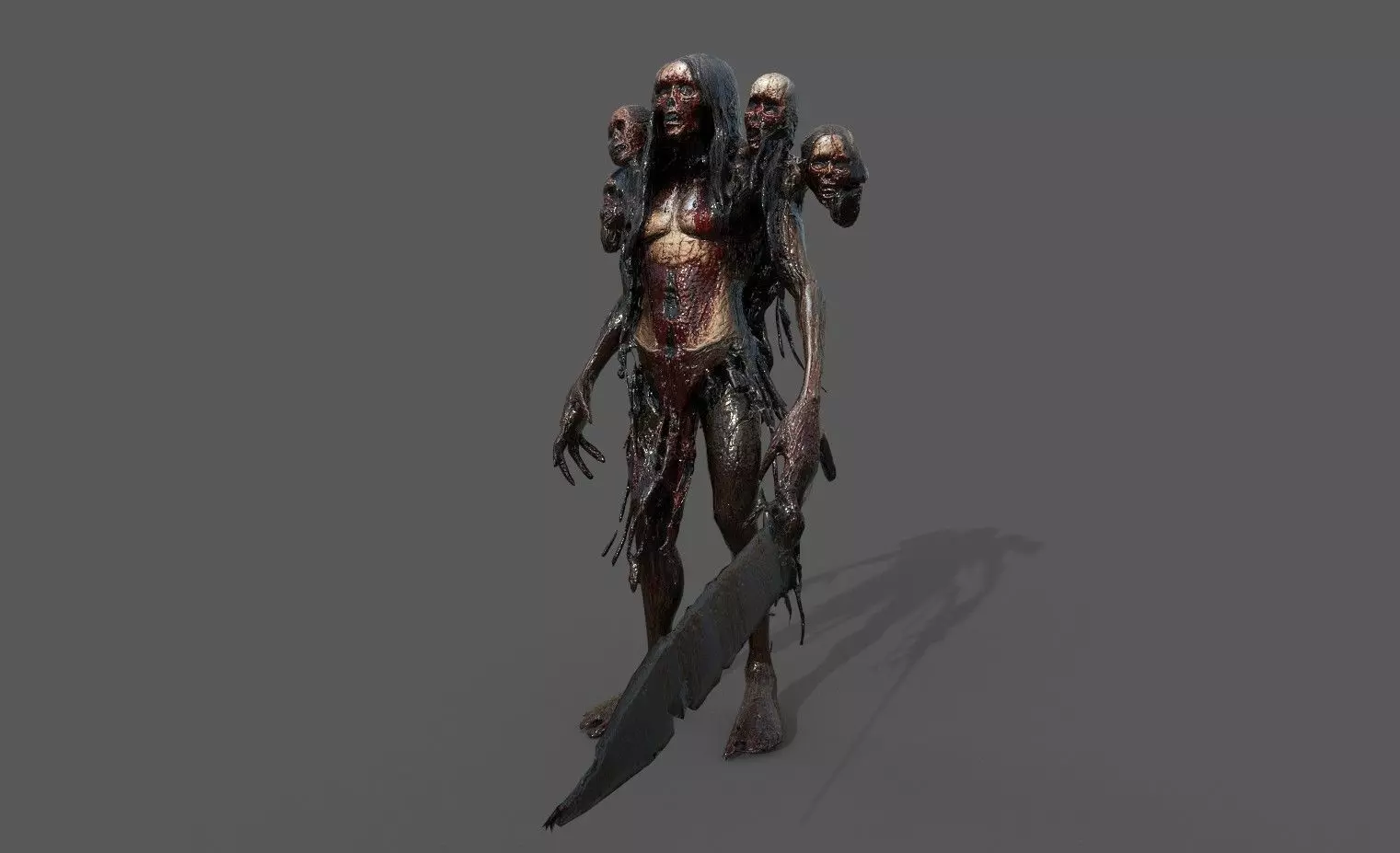 Monsters Pack 5 Low-poly 3D model_9