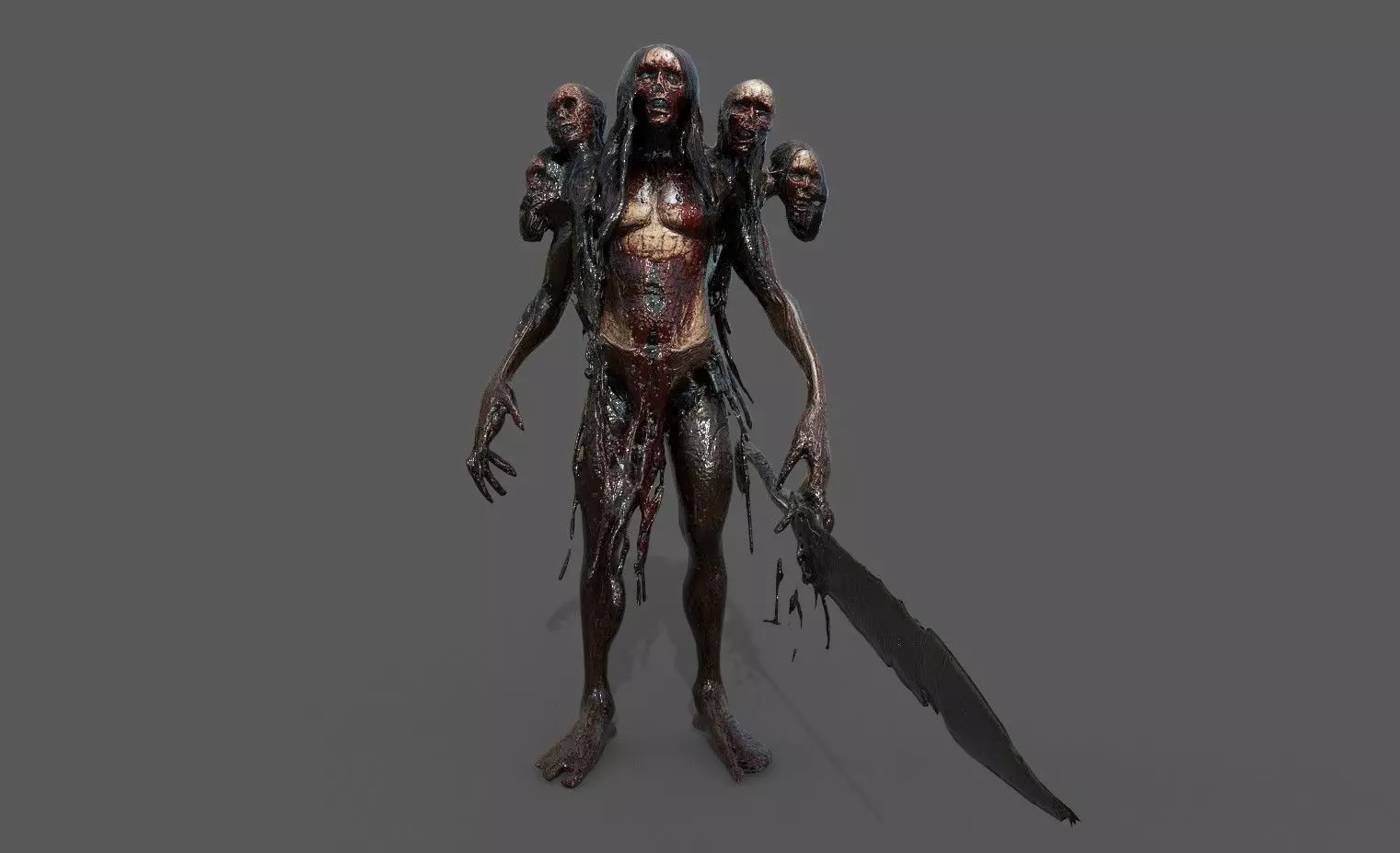 Monsters Pack 5 Low-poly 3D model_4