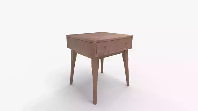 NTC Lux Solid Wood Nightstand with Drawer