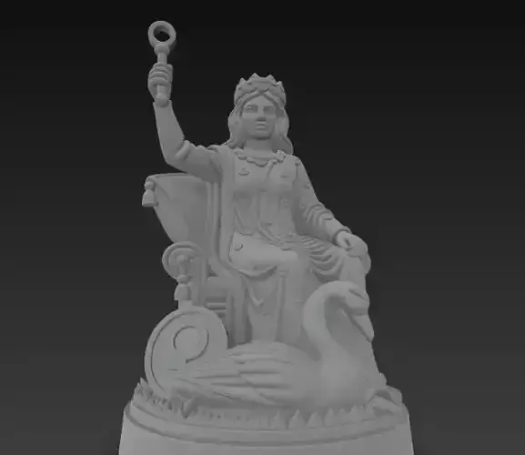 Tarot Rider The Empress Figure 3D print model