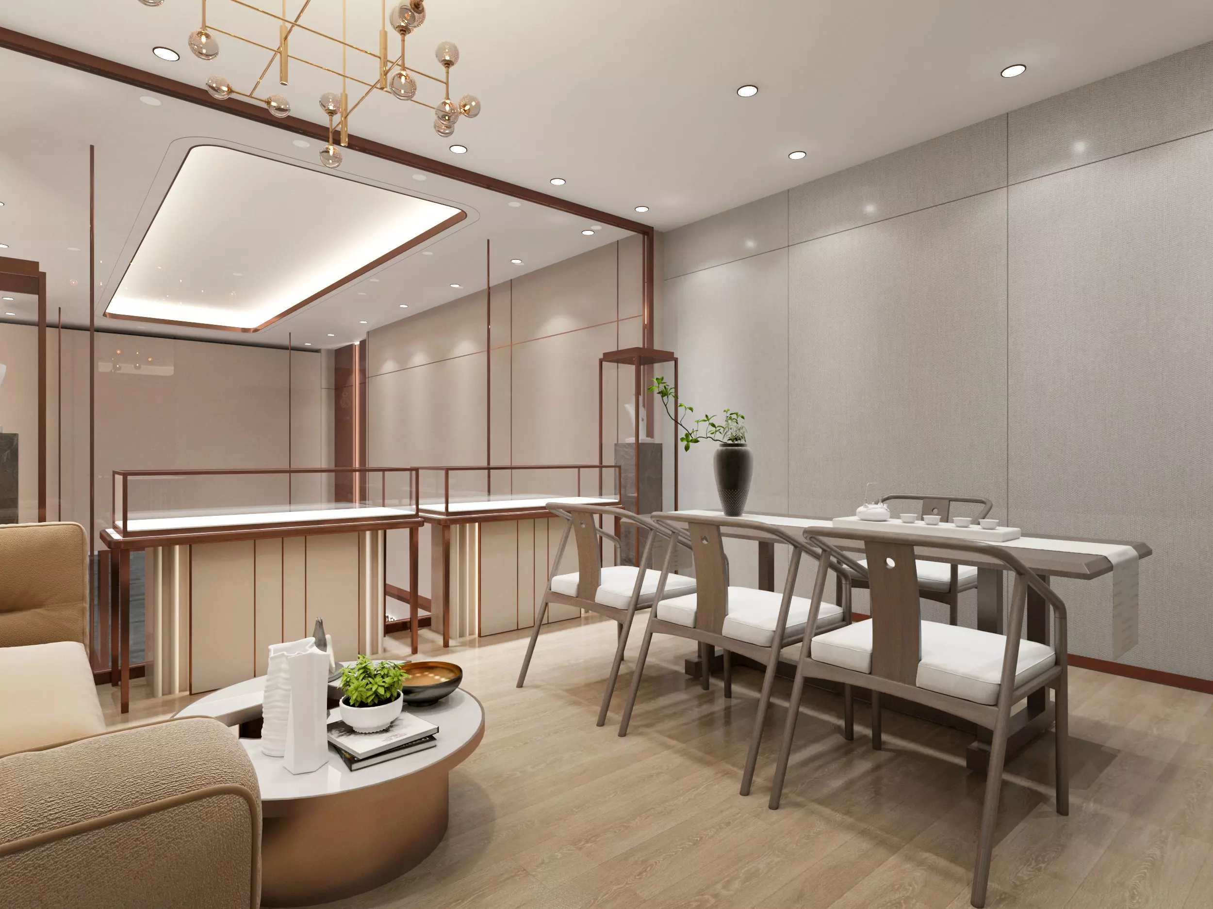 jewelry store Low-poly 3D model_3