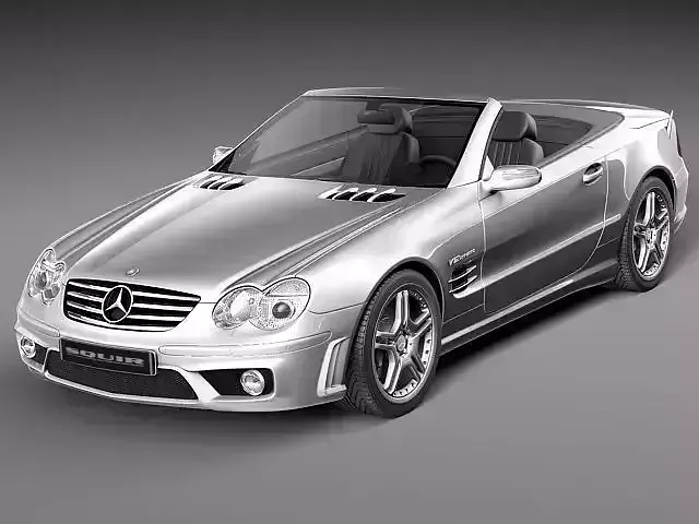 Mercedes-Benz SL 65 AMG 2006 3D Model
