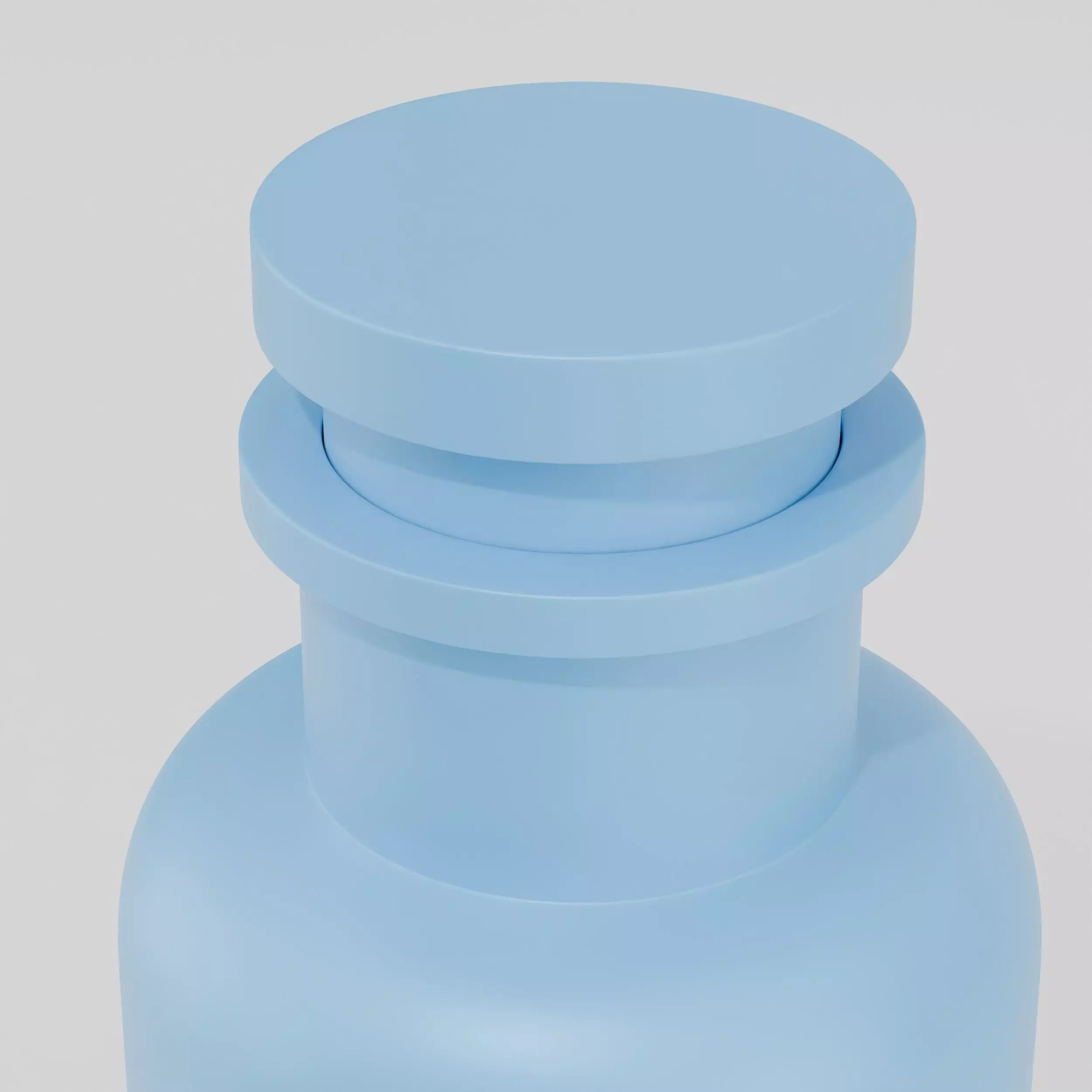 3D Perfume Bottle with Liquid Glass Cosmetic Packaging Model 3D model_4