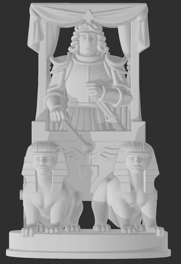 Tarot Rider The Chariot Figure 3D print model