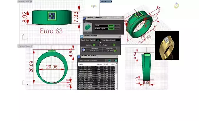 Mens Ring A Symbol of Power and Glory mr0282