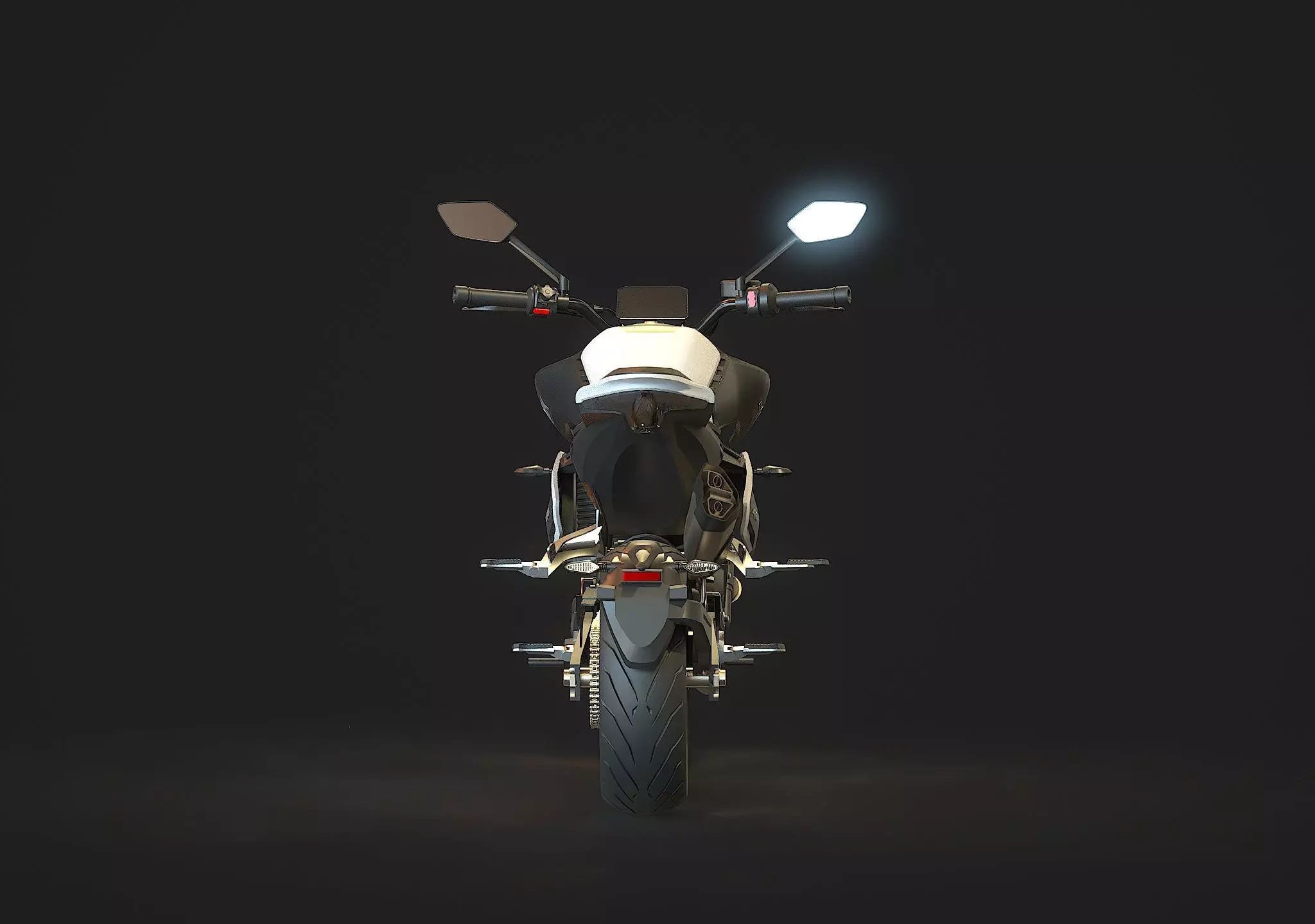 Base model CF Moto 800 NK 2024 3D model_7