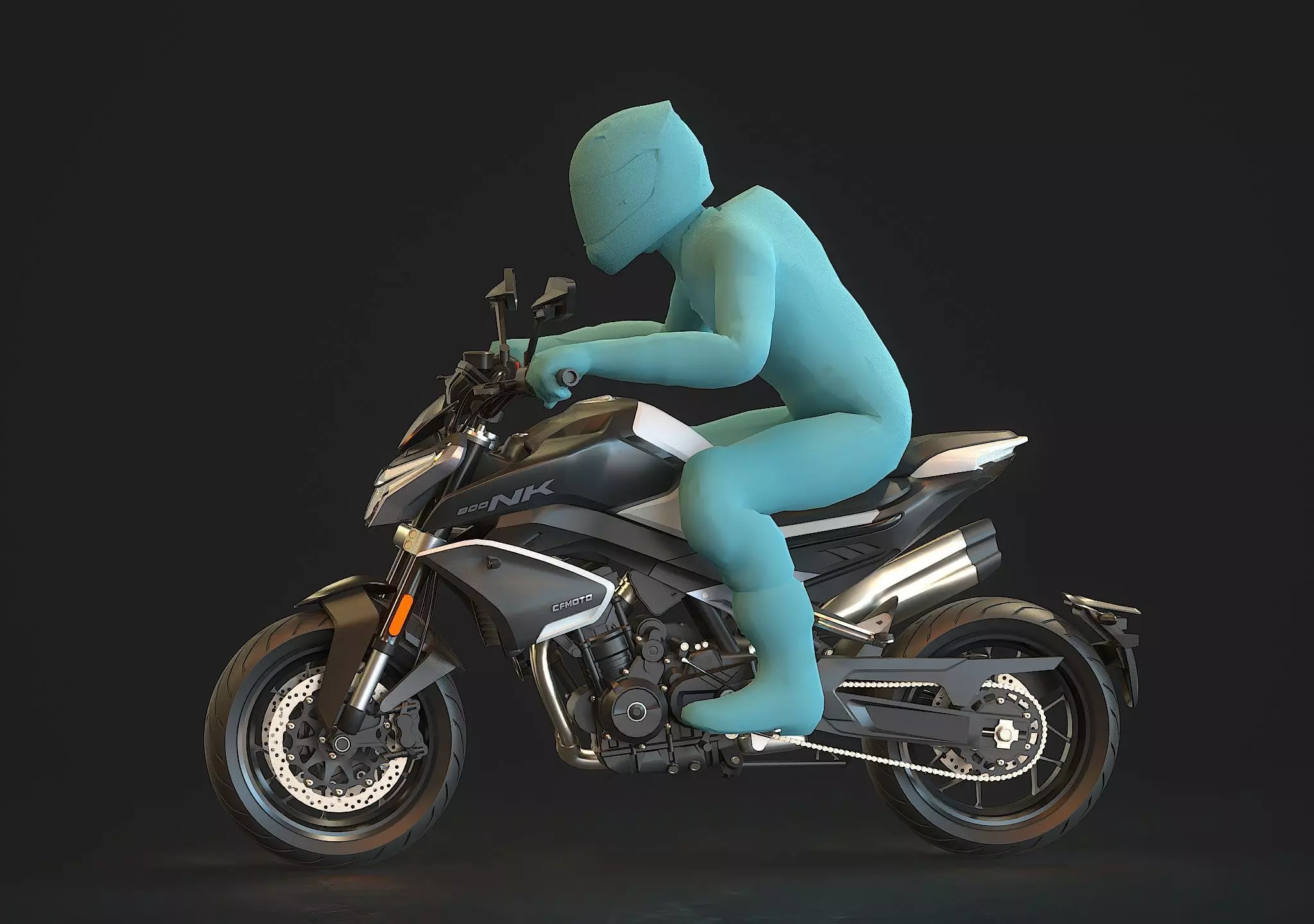 Base model CF Moto 800 NK 2024 3D model_12