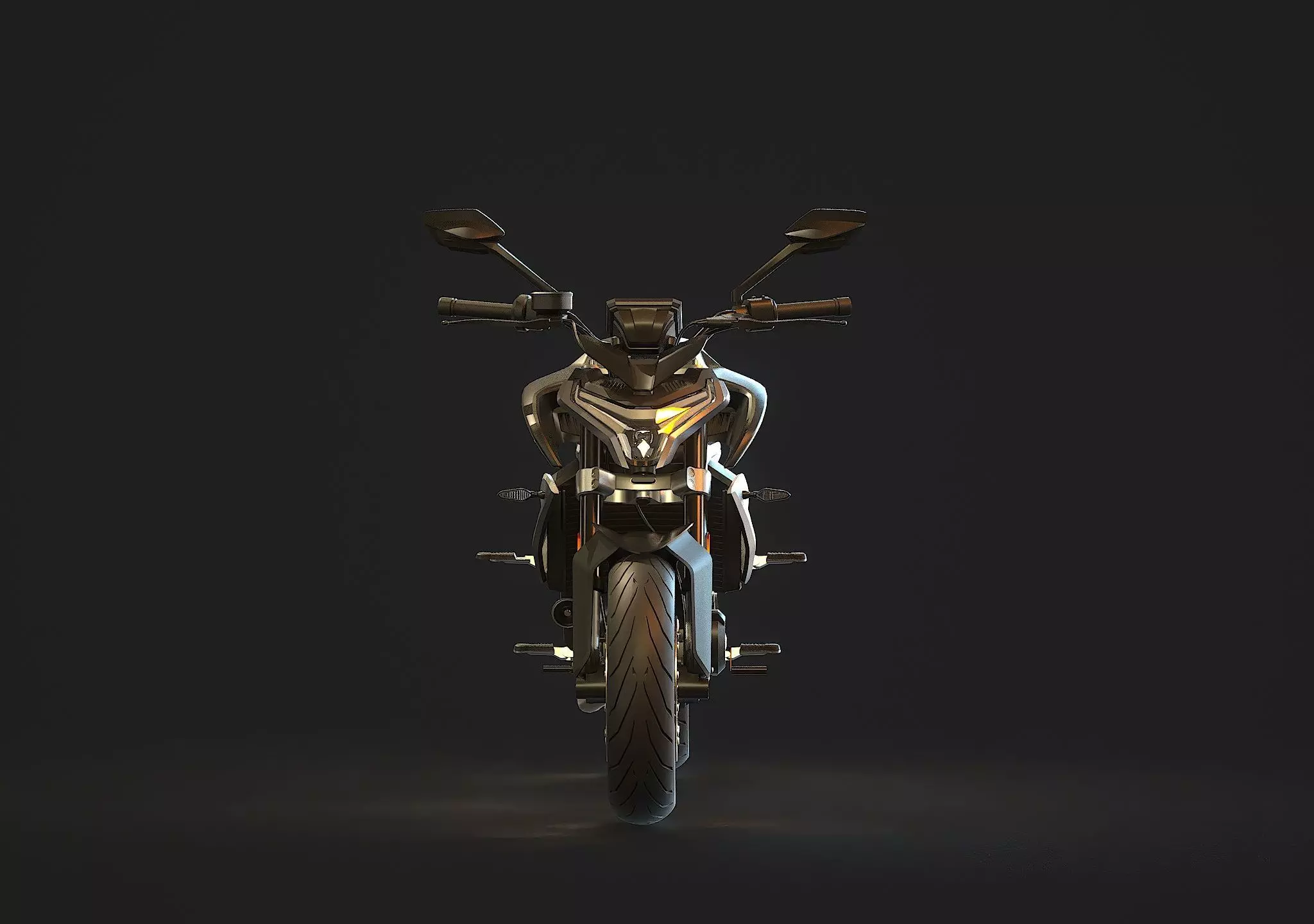 Base model CF Moto 800 NK 2024 3D model_6