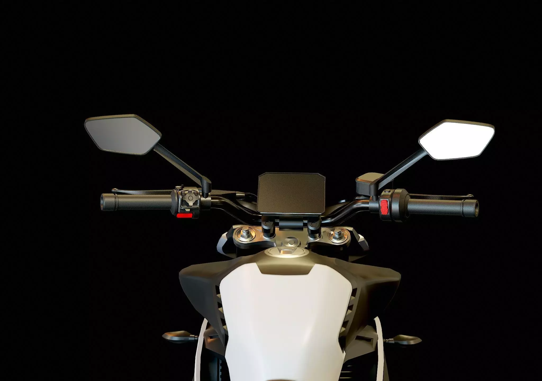 Base model CF Moto 800 NK 2024 3D model_8