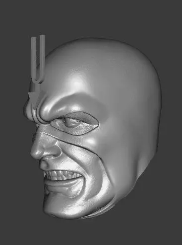 MARVEL BLACK BOLT EXPRESSIONS 3-PACK HEADSCULPT 3D print model_6