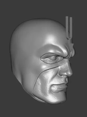 MARVEL BLACK BOLT EXPRESSIONS 3-PACK HEADSCULPT 3D print model_2