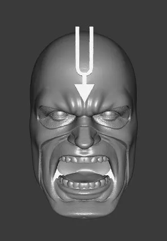 MARVEL BLACK BOLT EXPRESSIONS 3-PACK HEADSCULPT 3D print model_7