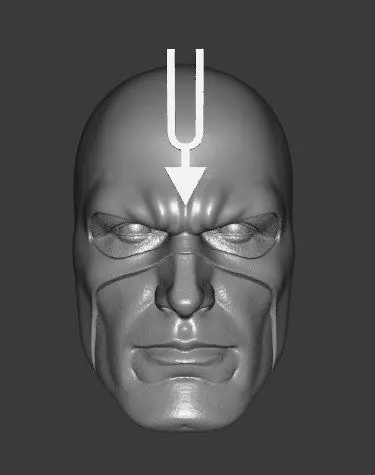 MARVEL BLACK BOLT EXPRESSIONS 3-PACK HEADSCULPT 3D print model_1