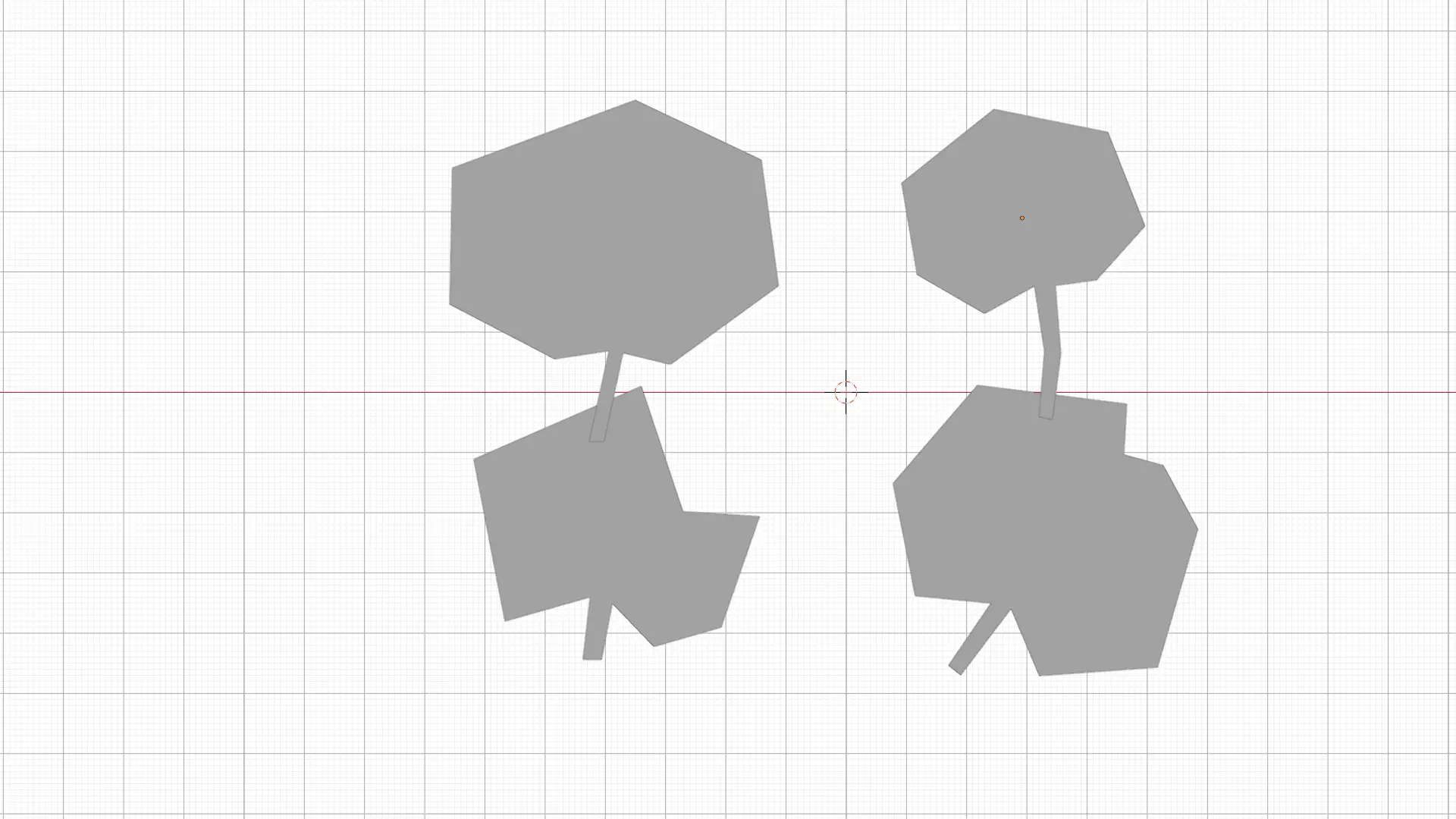 Fall Leaves  Low-poly 3D model_5