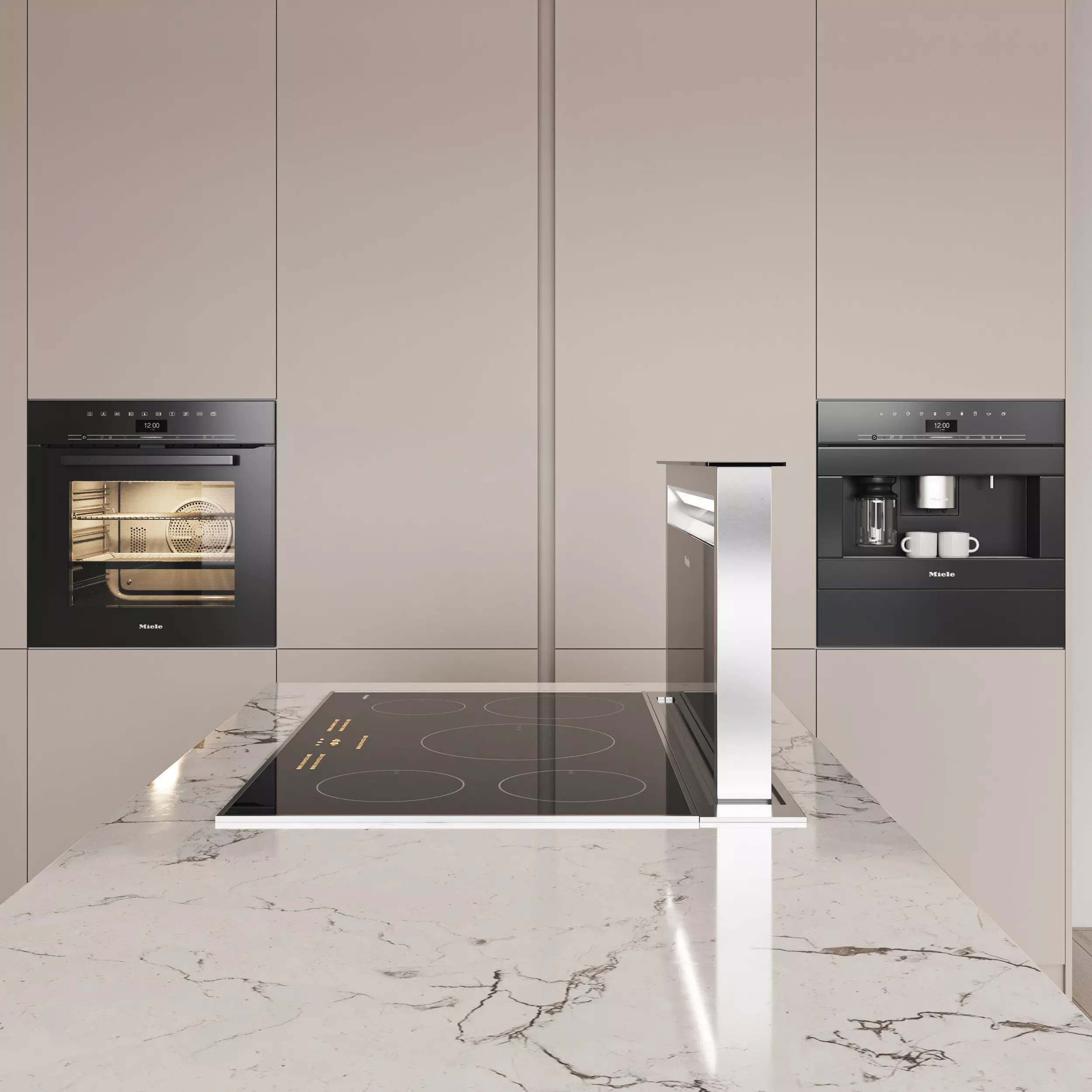 modern kitchen 02 3D model_11